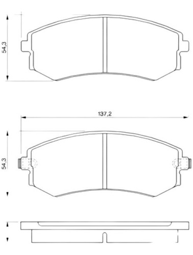 Juego Pastillas Freno Para Nissan 240sx 1991 2.4 Sohc Rb24 Foto 3