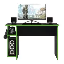 Mesa Escrivaninha Para Computador Gamer Leartam Verde
