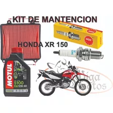 Kit Mantencion Honda Xr 150 L (filtro, Bujia, Aceite )