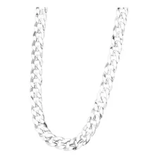 Elegante Cadena Malla En Tendencia De Plata Italiana Ley 925