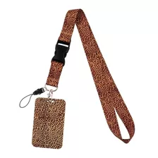 Lanyard Animal Print - Cinta Colgante + Portacredencial