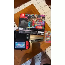 Nintendo Switch 32gb Mario Kart 8 Deluxe Neon Blue E Neon Red