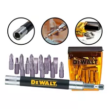 Jogo De Bits Com Guia Magnética 16 Peças Dw2053 Dewalt