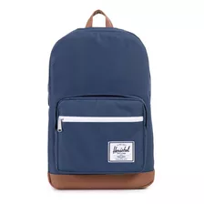 Mochila Herschel Pop Quiz Navy/tan Color Azul Marino Diseño De La Tela Liso