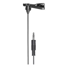 Micrófono Lavalier De Condensador Audio-technica Atr3350xis Color Negro