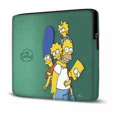 Capa Para Notebook Simpsons Verde 15 Polegadas