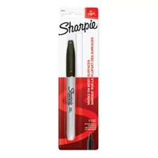 Marcador Permanente Sharpie Punta Fina Negro Blister X1