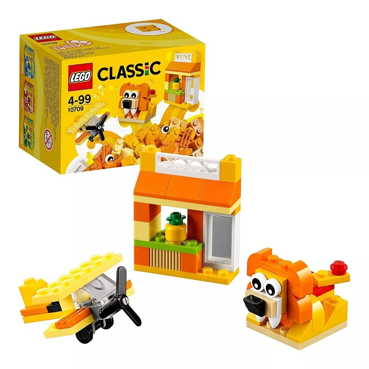 Lego Classic 60pcs Caja Creativa Naranja 10709 Bloques