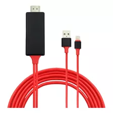 Cabo Para Espelhamento Celular Tv Lightning Hdmi Hdtv Usb 4k