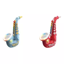 2 Peças Simulação Saxofone Instrumento Musical E Música