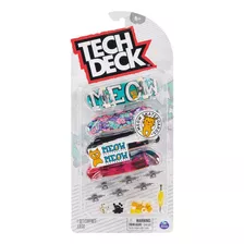 Kit 4 Skate De Dedo Coleção Meow Ii - Tech Deck