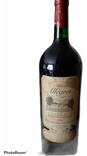 Botella De Vino Chateau Allegret Grand - mL a $367