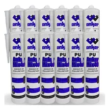 12 Silicone Pu40 Branco Adesivo Selante De Poliuretano