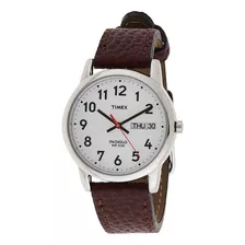 Reloj Timex Easy Reader Day-date Con Correa De Piel