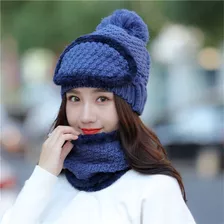 Conjunto De Gorro, Bufanda Y Máscara, Gorro De Esquí De Niev