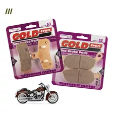 Pastilha Freio Harley Softail Fat Boy 2008 2014 Gold Fren 