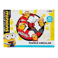 Minions Nace Un Villano Puzzle Circular 30 Pzs