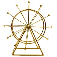 Roda Gigante Decorativa 22,5cm - Metal Dourado