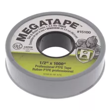 Megatape De Ptfe, 1/2 X 1000 (gris)