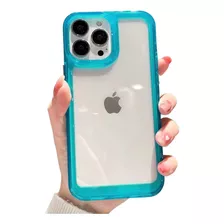 Funda Case De Uso Rudo Acrigel Transparente Para iPhone