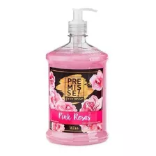 Sabonete Liquido Pink Rosas 1l Para Mãos Banho Premisse