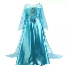 Vestido Fantasia Frozen Elsa Infantil Disney