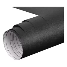 Plastico Adesivo Papel Contact Preto Opac Fosco 45cmx10m 10m