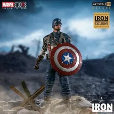 Capitão America First Avenger - 1/10 Iron Studios Ccxp 2019