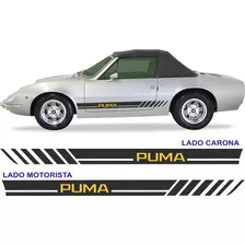 Acessorios Puma Gte Faixas Lateral Adesivos Par Ouro