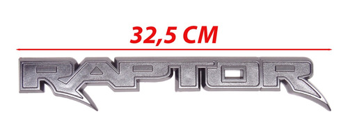Logo Emblema Gris Plomo Compatible Con Ford Ranger Raptor Foto 3