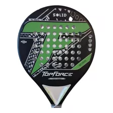 Paleta Padel Paddle Top Force Solid Carbon Foam Prem + Reg!