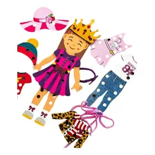 Brinquedo Educativo Menina 3 Anos Alinhavo Princesa Fashion