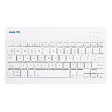 Mini Teclado Bluetooth Philco Slim 10 White - Revogames