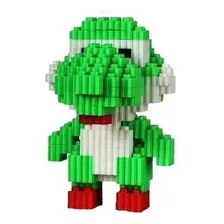 Mini Bloques Yoshi Mario Bross Figura 3d Armable