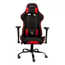 Silla De Escritorio Xzeal Xz25 Gamer Ergonómica Negra Roja