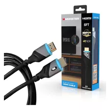 Cable Hdmi Monster 1.8 M Alta Velocidad , Led Azul