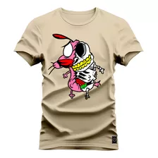 Camiseta Estampada Confortável Couragen Caveirinha