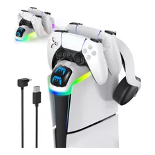 Suporte De Fone De Ouvido Controller Charger Para Ps5 Slim