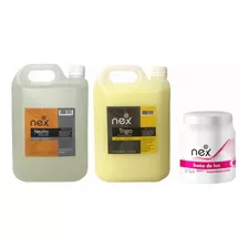 Shampoo + Enjuague + Baño De Crema X 1 Kg Ph Neutro Nex 