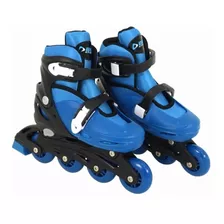 Patins Roller Ajustável Azul P 29 A 32 Infantil Bel Sports 