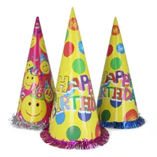 Sombreros Para Cumpleaños - Pack De 10 Unidades 