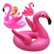 Boia Inflável Infantil Com Pezinho Flamingo Piscina - Snel