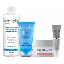 Kit Facial Dermaglós Rutina Experta De Noche Ultra Volumen 