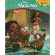 Moana Aventuras Do Mar 10 Miniaturas+ Cenário Gigante Disney