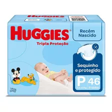 Fralda Huggies Tripla Protecao P 46 Unidades