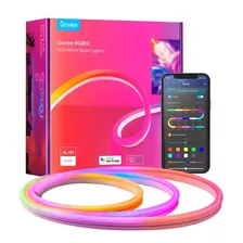 Tira De Led Govee Rgbic Neon Rope 5m Bt Wifi Alexa Manguera