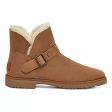 Botines Ugg Romely Short Buckle Chestnut Mujer