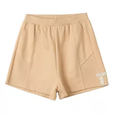 Bermuda Feminino Moletom Nude Capuccino 1.r3541 Authoria