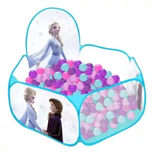 Pelotero Infantil Frozen Disney Plegable Con Bolso