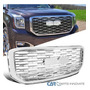 Fits 15-20 Gmc Yukon Xl Denali Sport Mesh Silver Bumper  Oaa